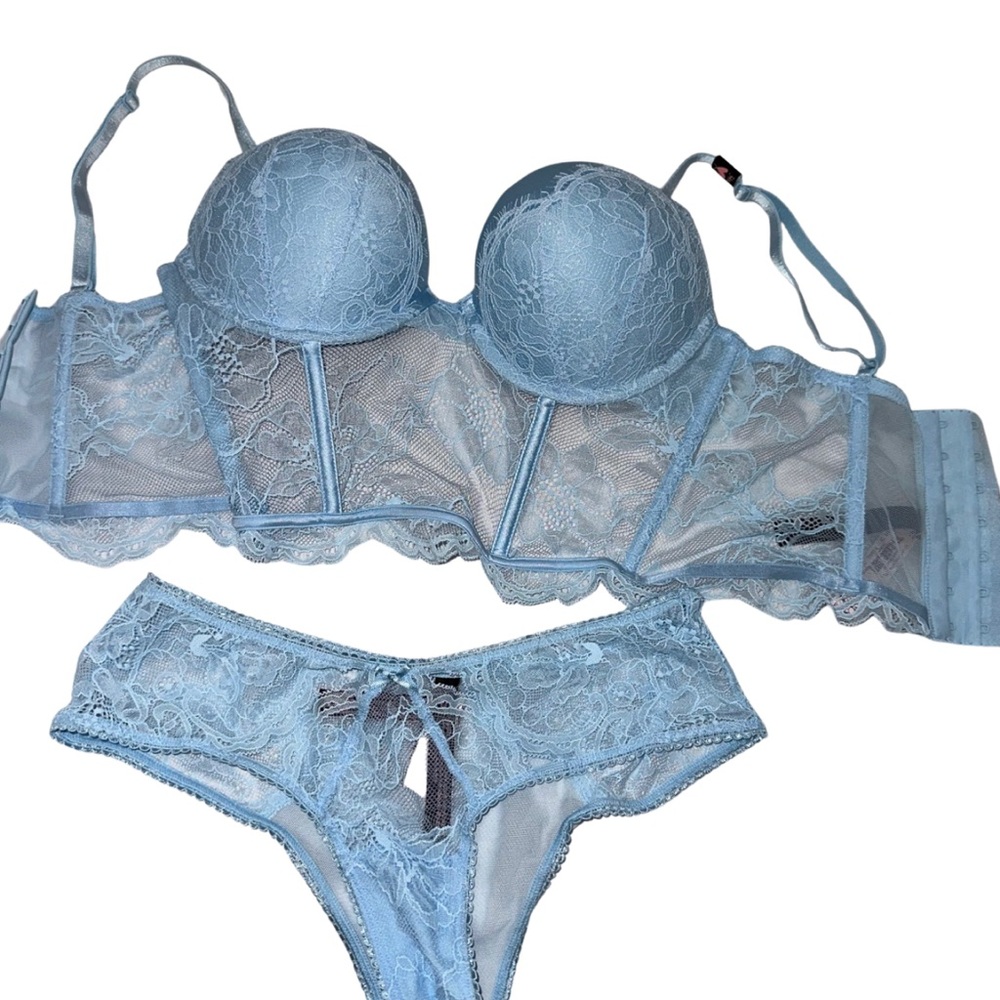 Victorias Secret Bra Bustier Set 34B XS